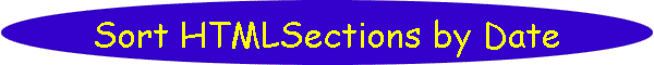 Sort HTMLSections by Date