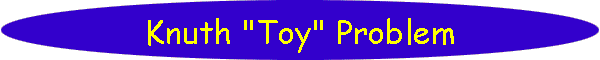 Knuth "Toy" Problem